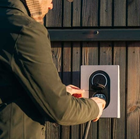 zaptec elbil lader skandinavisk design